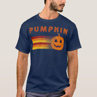 Vintage Retro Halloween Pumpkin T Shirt