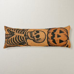 Vintage/Retro Halloween-skelett Kroppskudde
