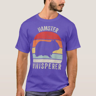 Vintage Retro Hamster Whisperer T Shirt