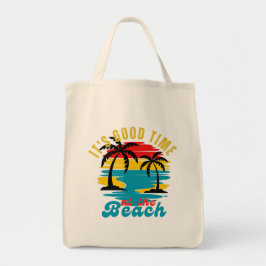 Vintage Retro Handflatan Nature Äventyr Beach Tygkasse