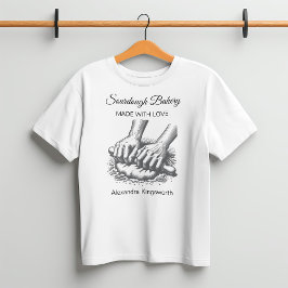 Vintage retro handmade Sourdough bakery for baker  T Shirt