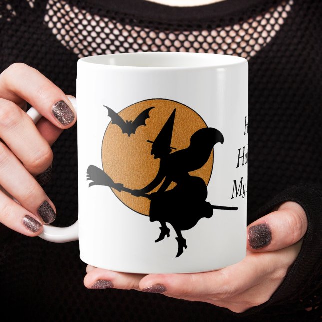 Vintage Retro Happy halloween My Pretties Witch Kaffemugg (Skapare uppladdad)