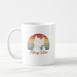 Vintage Retro Hårig Fibes Fandom Fursuiter Gift Kaffemugg