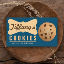 Vintage Retro Home Baked Gourmet Handmade Cookies