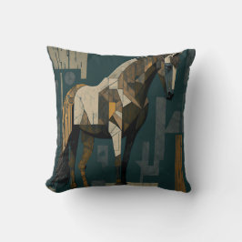 vintage retro horse kudde