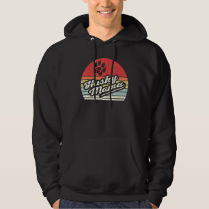 Vintage Retro Husky Mamma ägare Hoodie