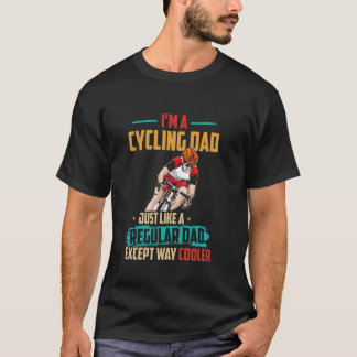 Vintage Retro I är en cyklande Pappa Regular Pappa T Shirt