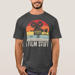 Vintage Retro I Film Saker Shirt Filmmaker Gift T