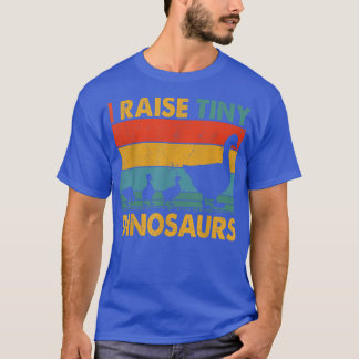 Vintage Retro I Raise Tiny Dinosaurs Funny Goose F T Shirt