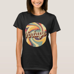 VINTAGE RETRO IN FÄRGTWIRL T SHIRT