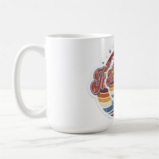 Vintage Retro Independence Day Klistermärke - 4 ju Kaffemugg