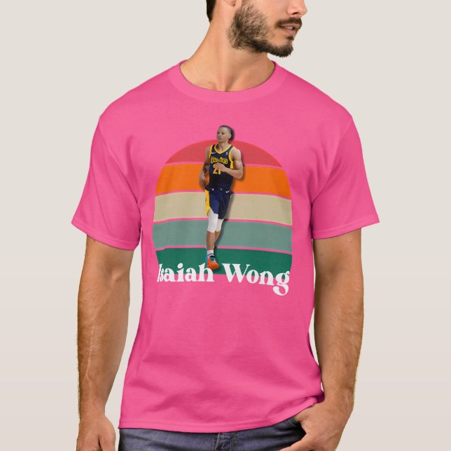 Vintage Retro Isaiah Wong T Shirt (Framsida)
