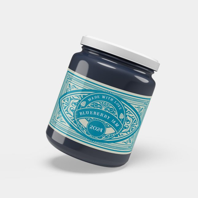 Vintage Retro Jam Etikett Konserveringsdekal (Skapare uppladdad)