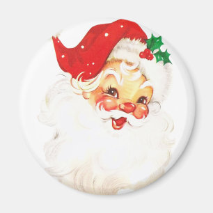 Vintage Retro Jolly Gamla Jultomten jul Magnet