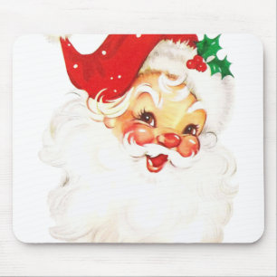 Vintage Retro Jolly Gamla Jultomten jul Musmatta
