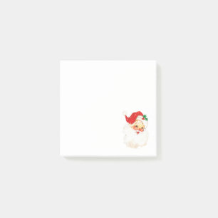 Vintage Retro Jolly Jultomten-jul Post-it Block