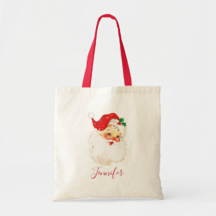 Vintage Retro Jolly Jultomten-jul Tygkasse