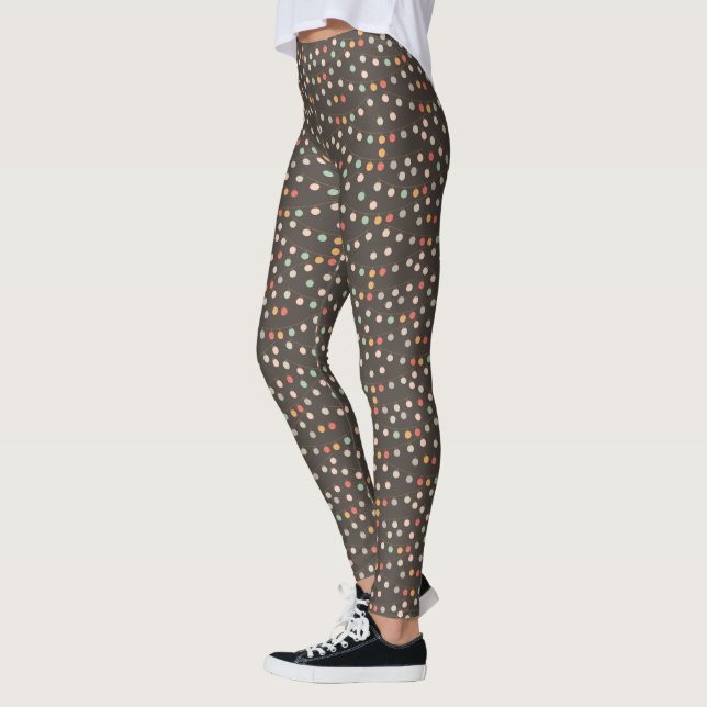 Vintage Retro-jul Leggings (Vänster)
