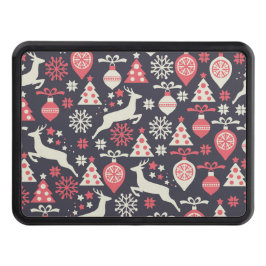 Vintage Retro-julen Mönster Helgdag Skydd För Dragkrok