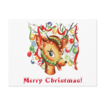 Vintage Retro julrenar Confetti