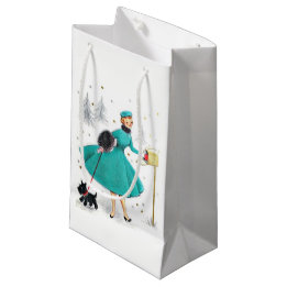 Vintage Retro-jultoman med Scotty Hund