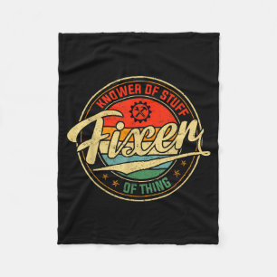 Vintage Retro Kännare Av Saker Fixare Av Ting Roli Fleecefilt