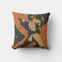 vintage retro karate kudde