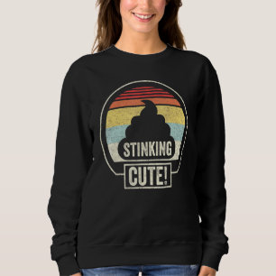Vintage Retro Kids Stinking Kids Boys Poop T Shirt