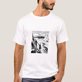 Vintage/Retro klättrare Tee Shirt