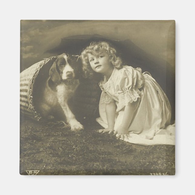 Vintage, retro-köksmagnet magnet (Framsidan)