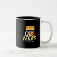Vintage Retro Las Vegas Nevada USA City Karta