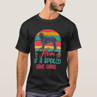 Vintage Retro Mamma i en förstörd Käpp Corso Cute T Shirt