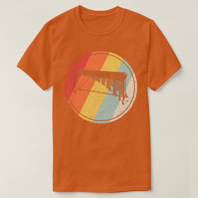 Vintage Retro Marimba T Shirt (Design framsida)
