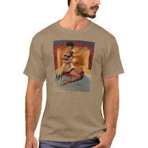 Vintage Retro marshmallow Pin Up Girl