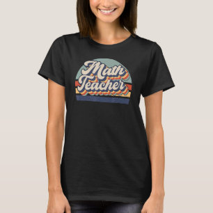 Vintage Retro Math Teacher Back to school 2022 Mat T Shirt