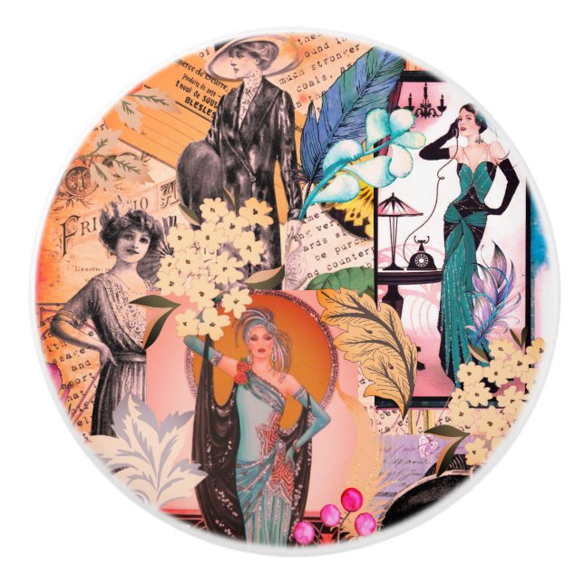 Vintage Retro Mode magasin Knopp (Framsidan)