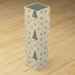Vintage/Retro modern jul/vinter Presentask För Vinflaska<br><div class="desc">50s och 60s</div>