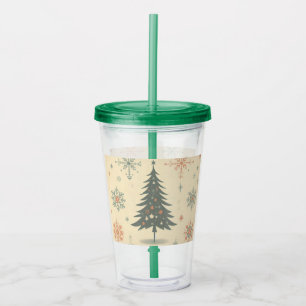 Vintage/Retro modern jul/vinter Take Away Mugg