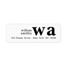 Vintage Retro Monogram Typografi Design