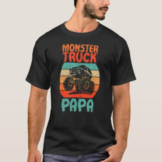 Vintage Retro Monster Lastbil Pappa Driver Far T Shirt