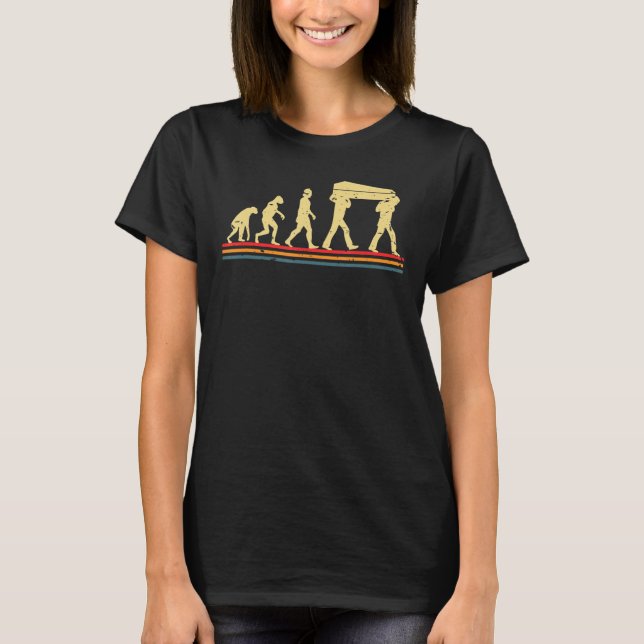 Vintage Retro Mortician T Shirt (Framsida)
