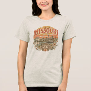 Vintage Retro Mother Road Gateway-plagg T Shirt