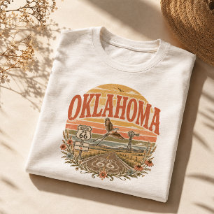 Vintage Retro Mother Road Heartland Kläder T Shirt