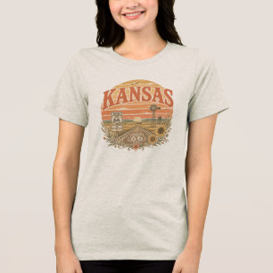Vintage Retro Mother Road Prairie Kläder T Shirt