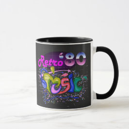 Vintage Retro Music Party Mugg