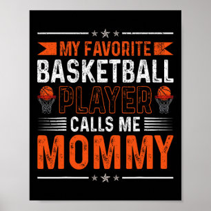 Vintage Retro My Favorite Sketll Player anropar mi Poster