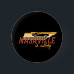 Vintage Retro Nashville Tennessee USA City Karta Knapp<br><div class="desc">Vintage och trosor stil Nashville Tennessee-stadsvaror för de boende i denna stad, den inhemska, stolta medborgaren och invånaren i detta speciella ställe kallade hem. Coola varor med 70-talsvamp. Perfekt souvenir på semester, resa i USA. Underbar gåva till dem som är födda i Förenta staterna och som planerar en väg resa...</div>