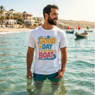 Vintage Retro Nautisk Sol och Segelbåtsgrafik T Shirt