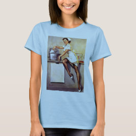 Vintage Retro Nurse Pin Up Girl T Shirt