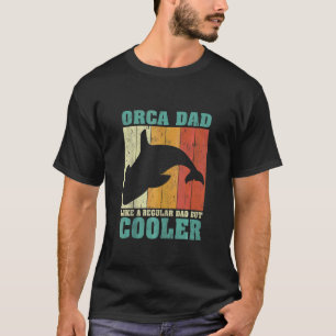 Vintage Retro Orca Pappa som ett reguljärt Pappa F T Shirt